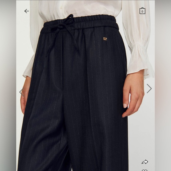 Sandro Zann Striped Pants - Picture 5 of 7